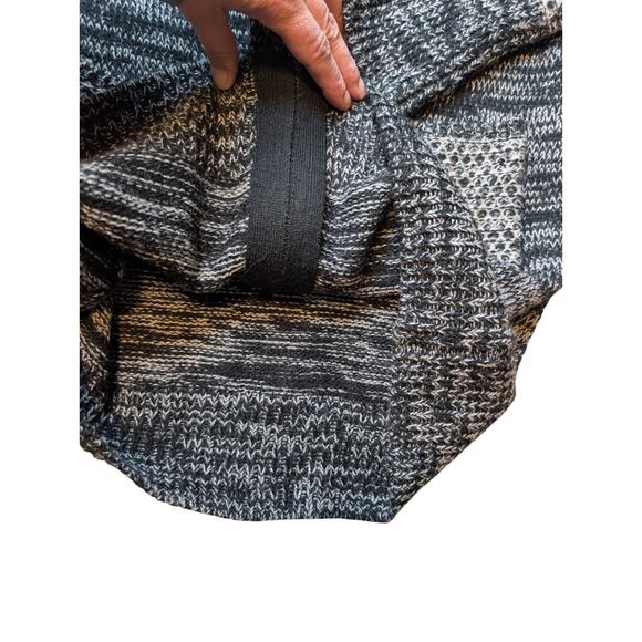 Anthropologie If It Were Me Womens XS Long Hooded Sweater Gray Wool Zip Duster - Picture 5 of 6